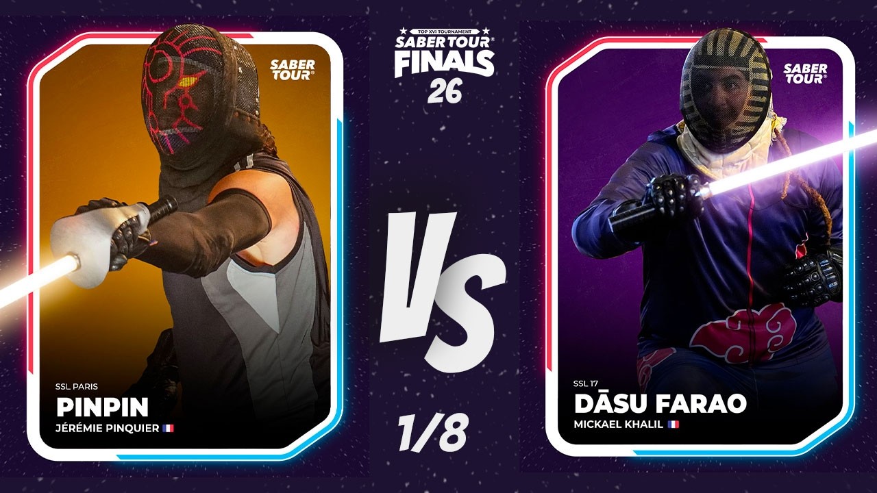Saber Tour® Finals 26 - 1/8th - PINQUIER (V) vs KHALIL