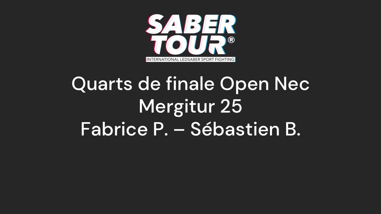 Open Nec Mergitur 25 - Quarter - PEDROT vs BERARD (V)